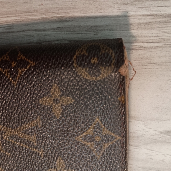 LOUIS VUITTON PORTE FOUIL BROZA MONOGRAM CANVAS Brown PVC WOMEN'S Used - Picture 3 of 13